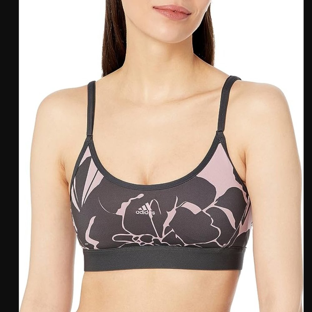 NWT adidas Women's Training Light Support Flower Bra